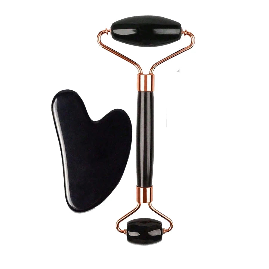 Kit Roller Facial e Gua Sha